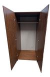 Tall Two-Door Wardrobe with Hanging Rod