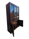 Vintage Wood & Glass Display Cabinet / China Hutch