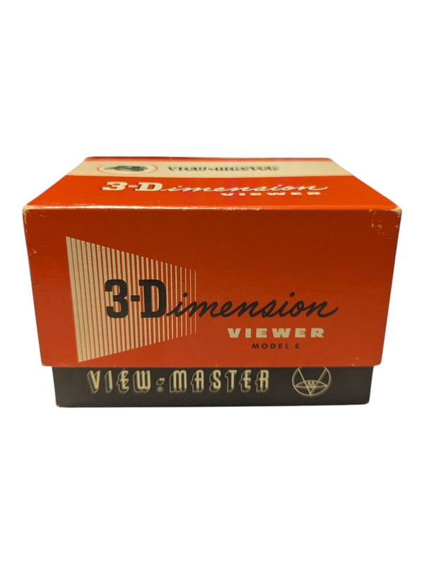 Vintage 1950s View-Master Model E 3-D Viewer with Original Box