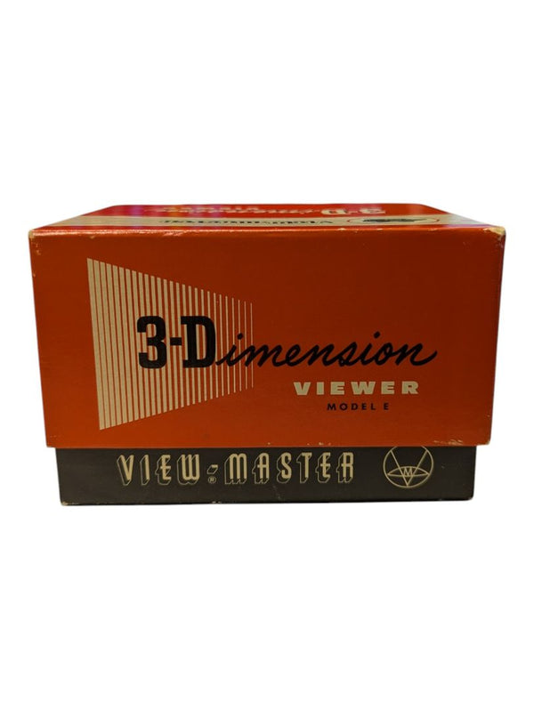 Vintage 1950s View-Master Model E 3-D Viewer with Original Box