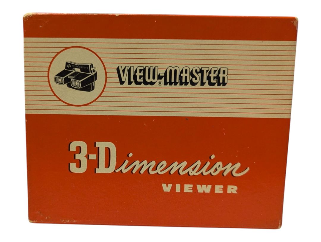 Vintage 1950s View-Master Model E 3-D Viewer with Original Box