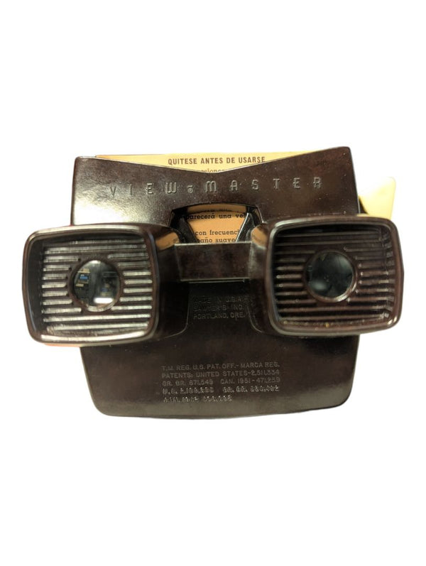 Vintage 1950s View-Master Model E 3-D Viewer with Original Box