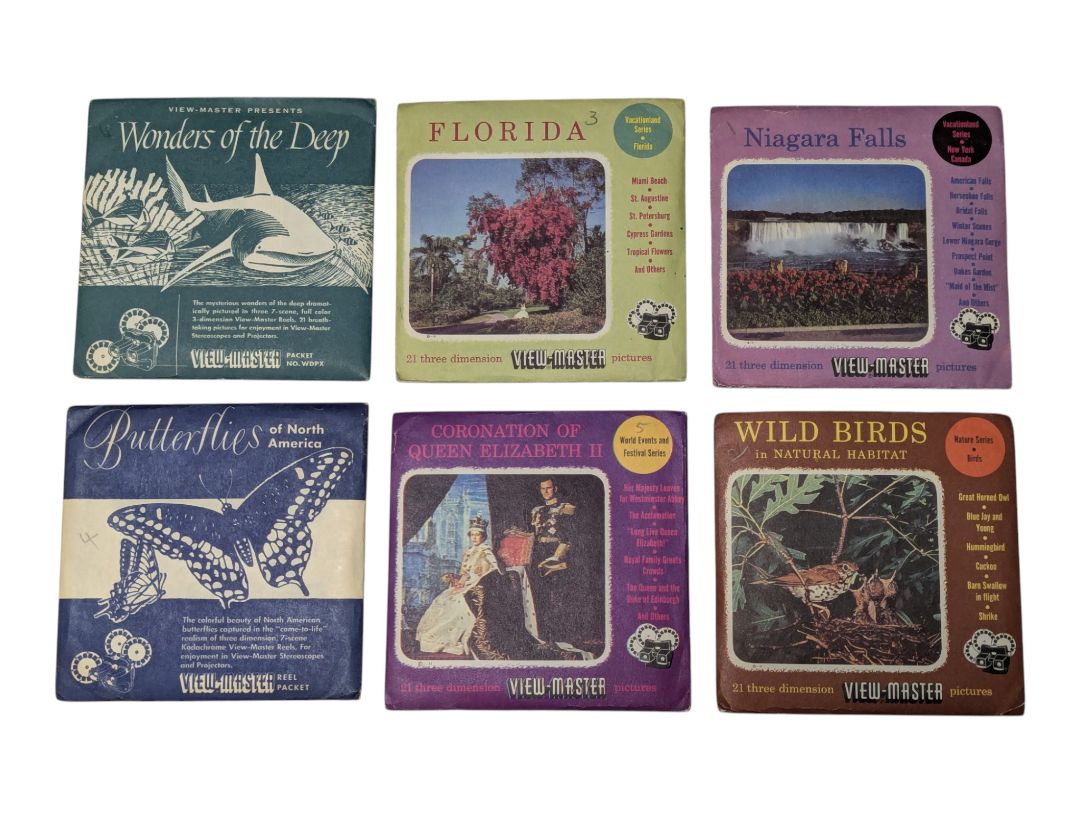 Vintage View-Master 3D Reels Collection – 41 Reels