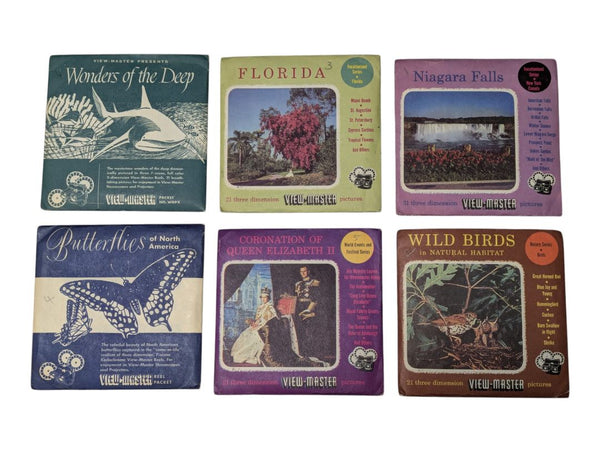 Vintage View-Master 3D Reels Collection – 41 Reels