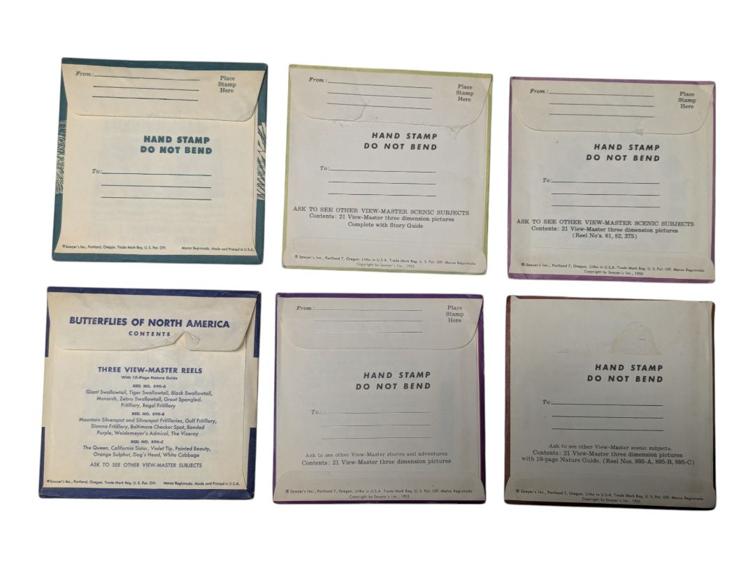 Vintage View-Master 3D Reels Collection – 41 Reels
