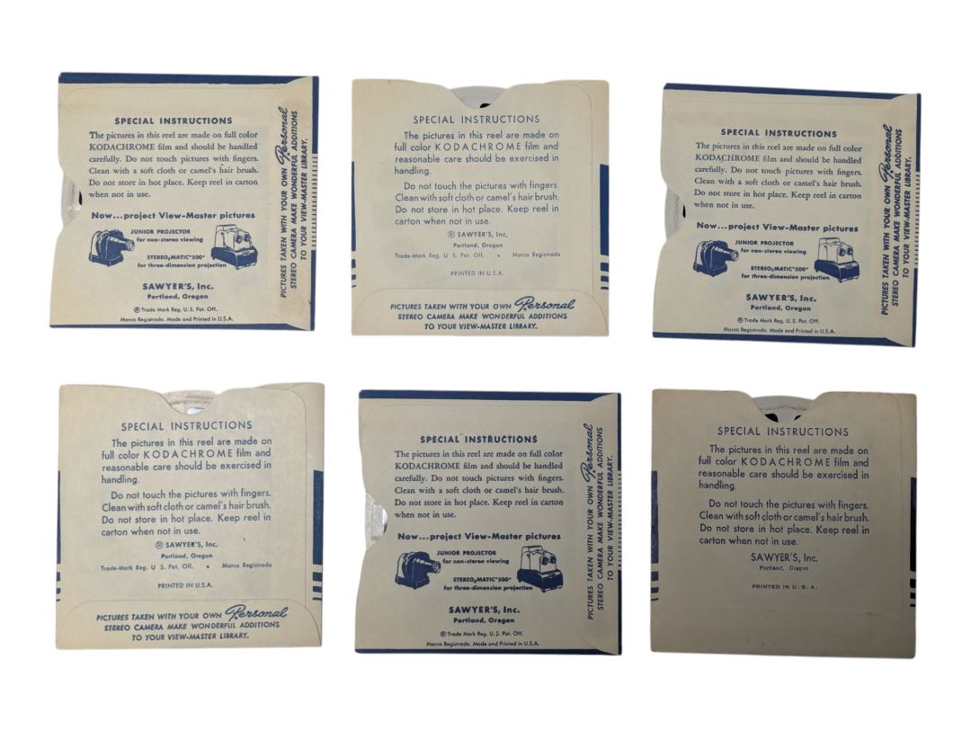 Vintage View-Master 3D Reels Collection – 41 Reels