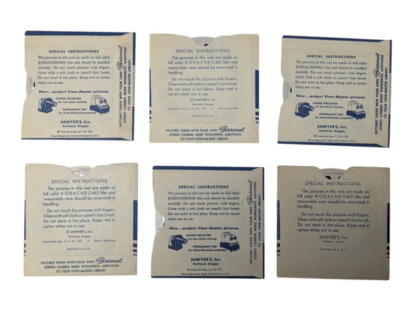 Vintage View-Master 3D Reels Collection – 41 Reels