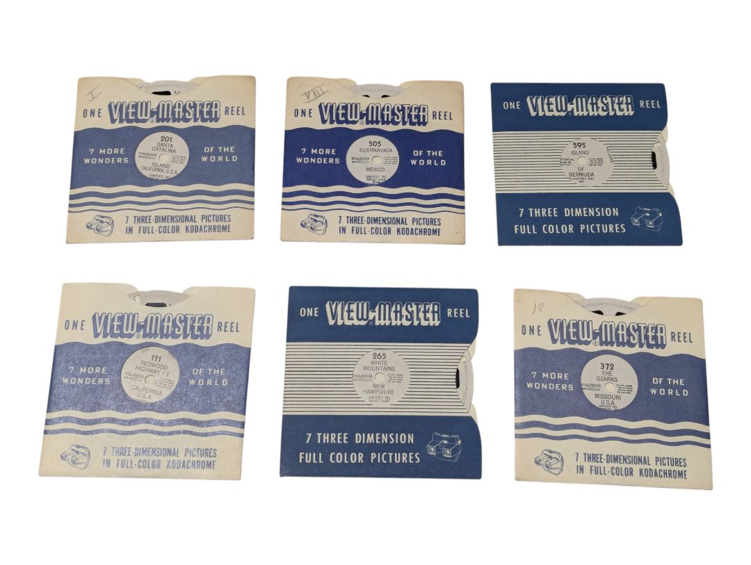 Vintage View-Master 3D Reels Collection – 41 Reels