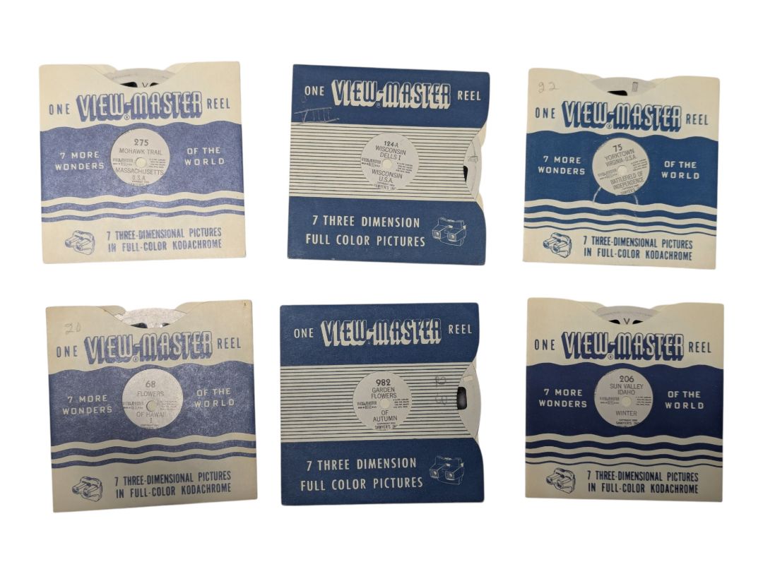 Vintage View-Master 3D Reels Collection – 41 Reels