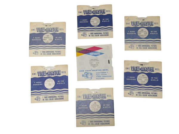 Vintage View-Master 3D Reels Collection – 41 Reels