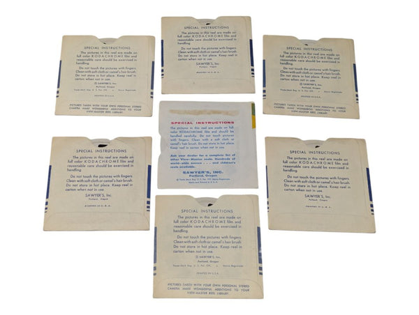 Vintage View-Master 3D Reels Collection – 41 Reels