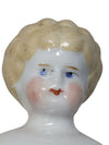 Antique Bisque Porcelain Doll Head & Shoulder Bust