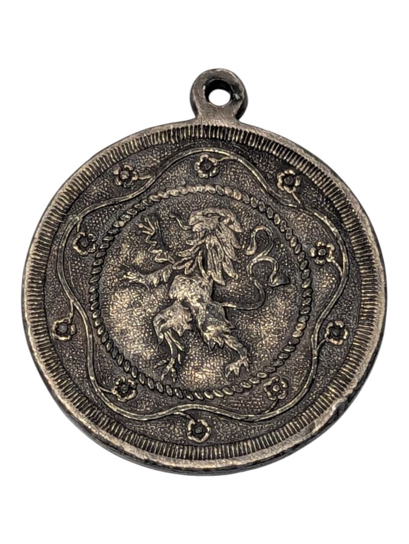Vintage Napoleon Empereur Lion Medallion Pendant
