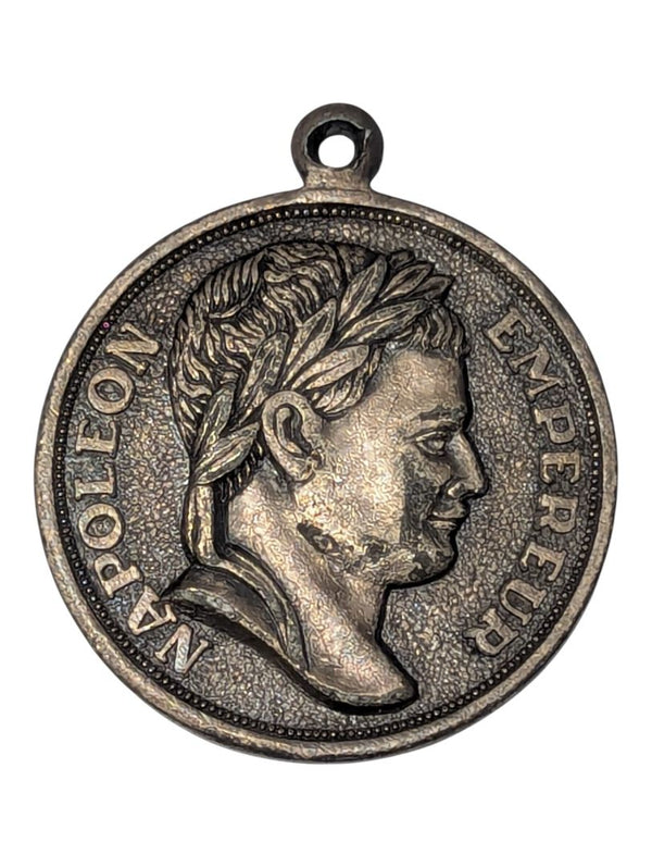 Vintage Napoleon Empereur Lion Medallion Pendant