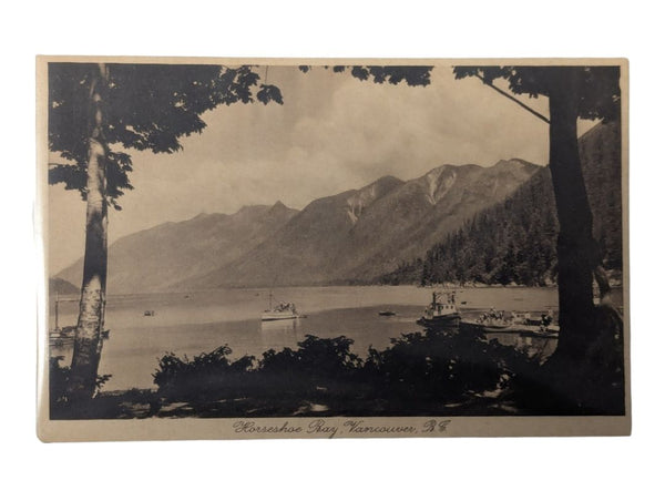 Lot of 2 Antique 1927 Leonard Frank Vancouver Postcards