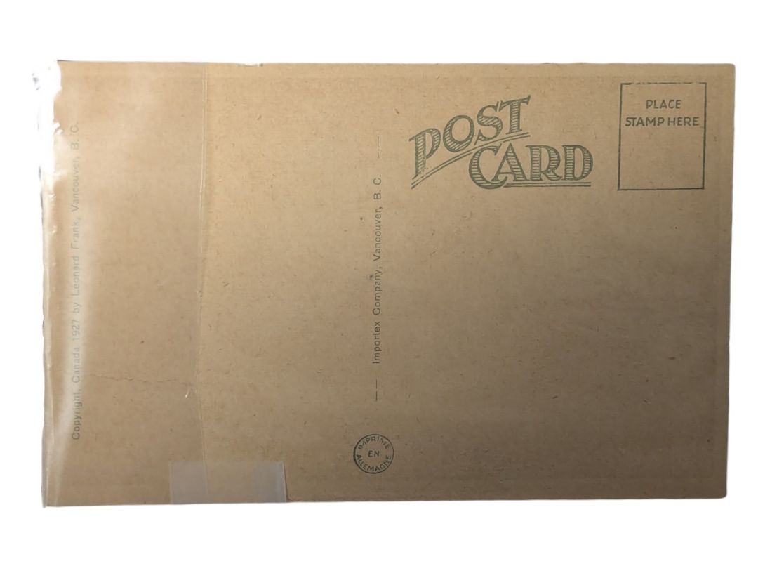 Lot of 2 Antique 1927 Capilano River & Lions Postcards – Leonard Frank