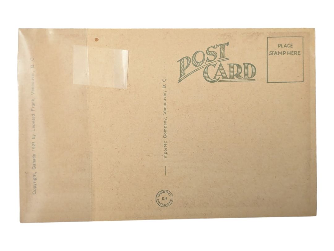 Lot of 2 Antique 1927 Capilano River & Lions Postcards – Leonard Frank