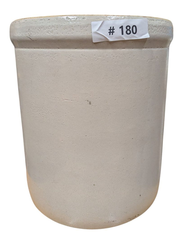 Vintage 5-Gallon Stoneware Crock – Crown Mark