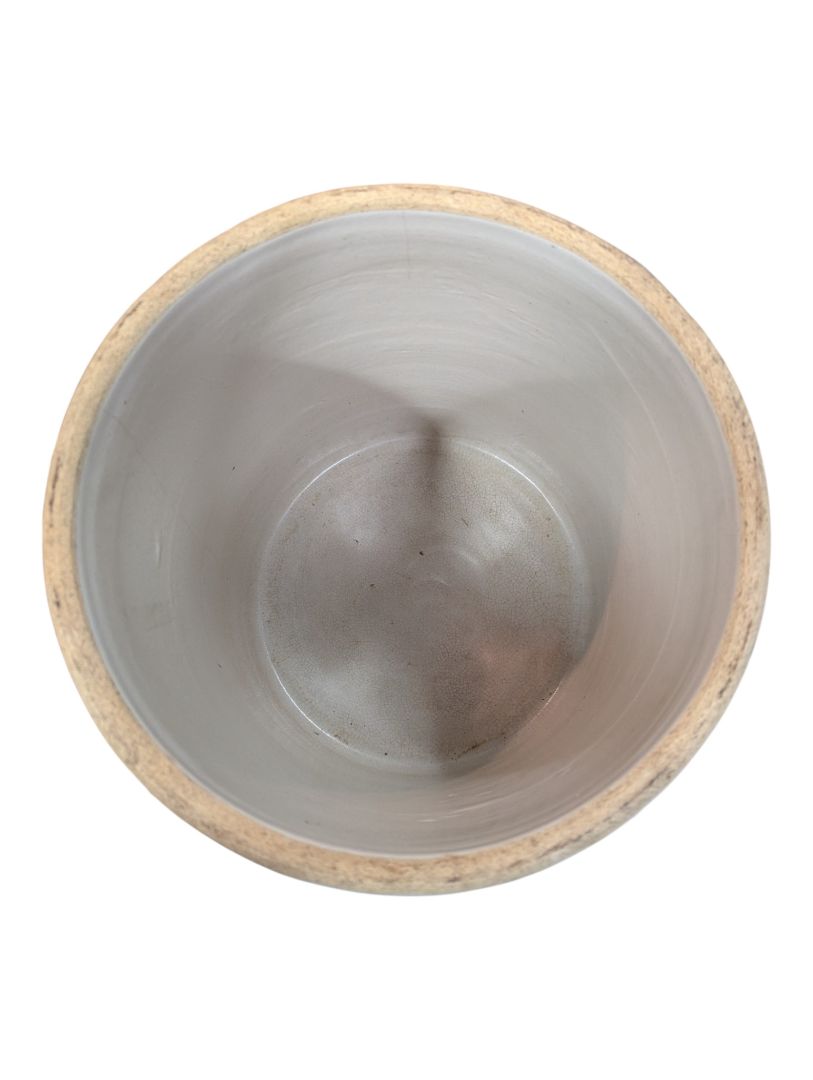 Vintage 5-Gallon Stoneware Crock – Crown Mark