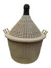 Vintage 25L Glass Demijohn Carboy with Basket