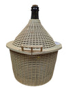 Vintage 25L Glass Demijohn Carboy with Basket