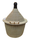 Vintage 25L Glass Demijohn Carboy with Basket