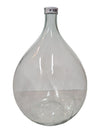 Large Vintage Clear Glass Demijohn Carboy Bottle