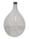 Large Vintage Clear Glass Demijohn Carboy Bottle