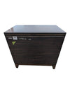 Contemporary Wood 2-Drawer Nightstand