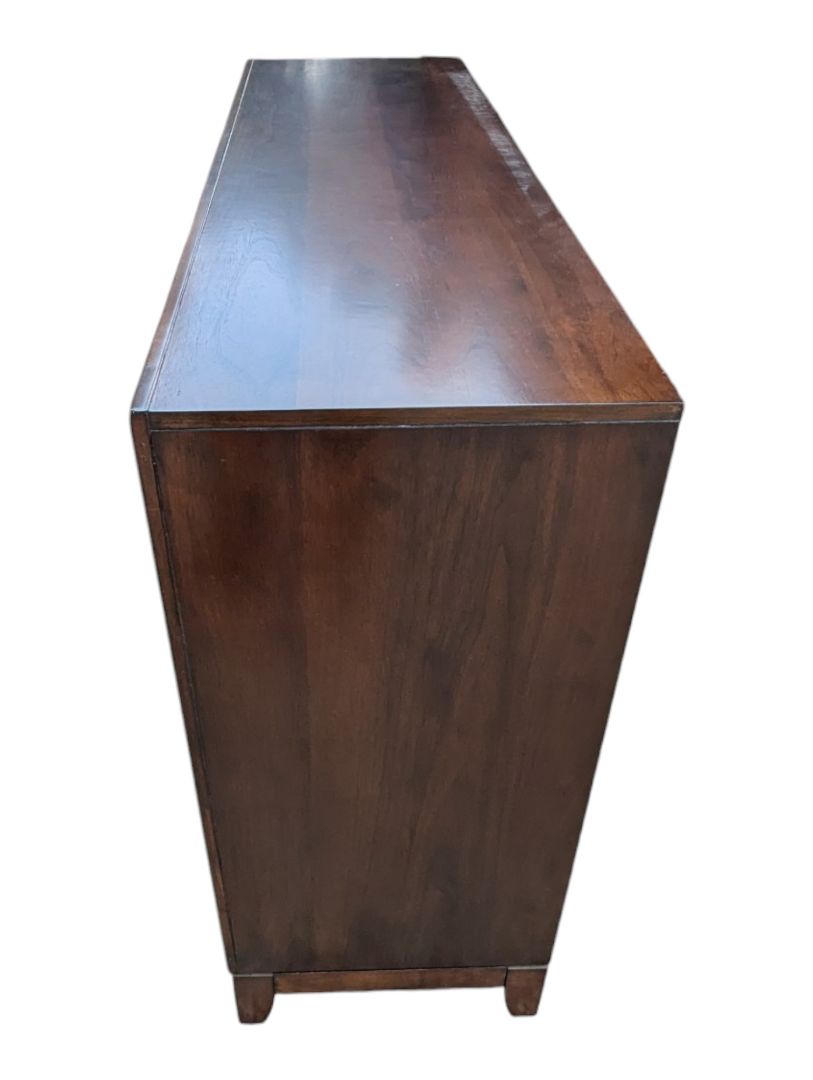 Contemporary Wood 6-Drawer Dresser