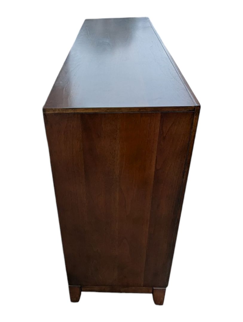 Contemporary Wood 6-Drawer Dresser