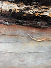 Large Framed Textured Abstract Wall Art