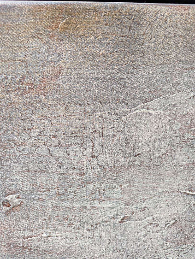 Large Framed Textured Abstract Wall Art