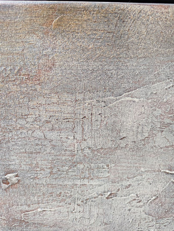Large Framed Textured Abstract Wall Art