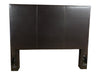 Queen Black Faux Leather Upholstered Bed Frame with Headboard