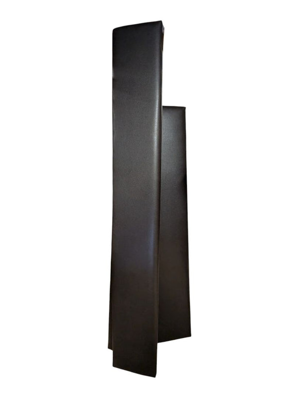 Queen Black Faux Leather Upholstered Bed Frame with Headboard