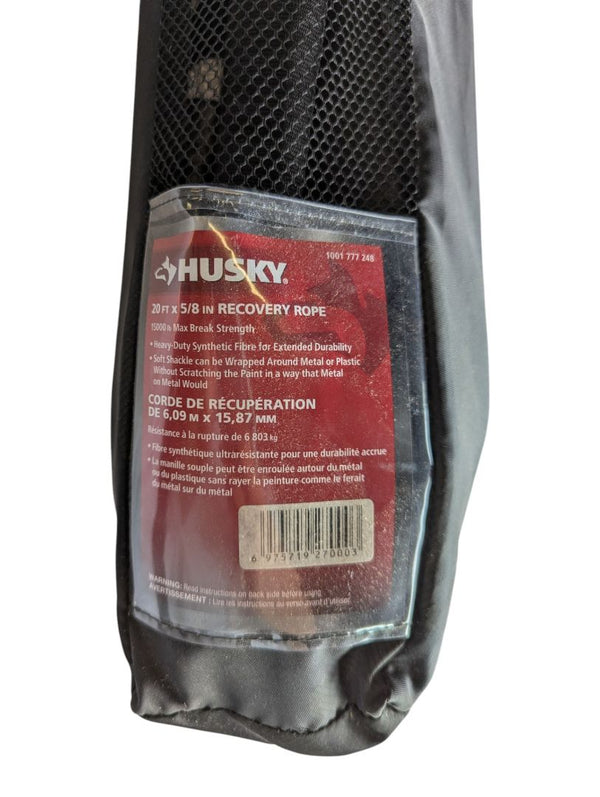Pair of Husky 20' x 5/8" Recovery Ropes