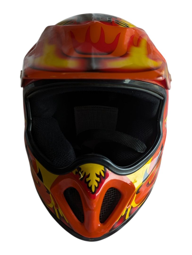 ZEUS Motorcycle Helmet with Scott Goggles & HJC Bag