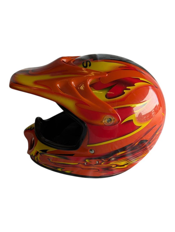 ZEUS Motorcycle Helmet with Scott Goggles & HJC Bag