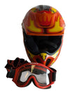 ZEUS Motorcycle Helmet with Scott Goggles & HJC Bag