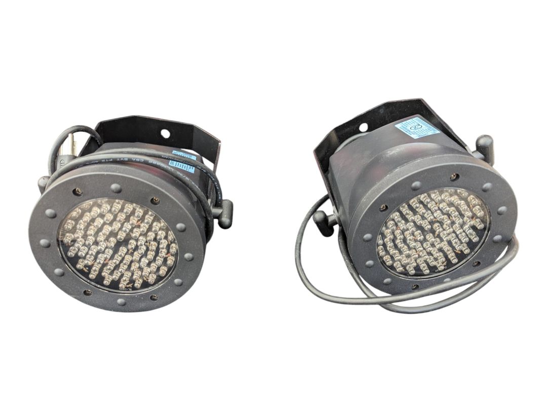American DJ P64 LED & Microh Stage Lighting Set with Gator Rolling Case
