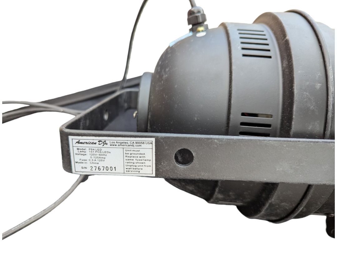 American DJ P64 LED & Microh Stage Lighting Set with Gator Rolling Case