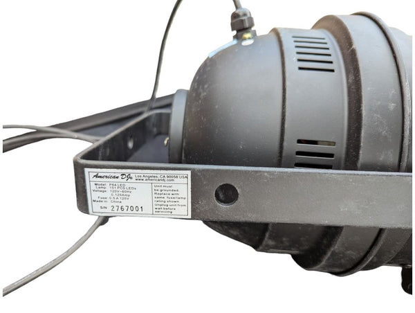 American DJ P64 LED & Microh Stage Lighting Set with Gator Rolling Case