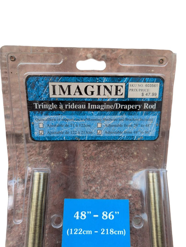 Imagine Adjustable Drapery Rod 48"–86"
