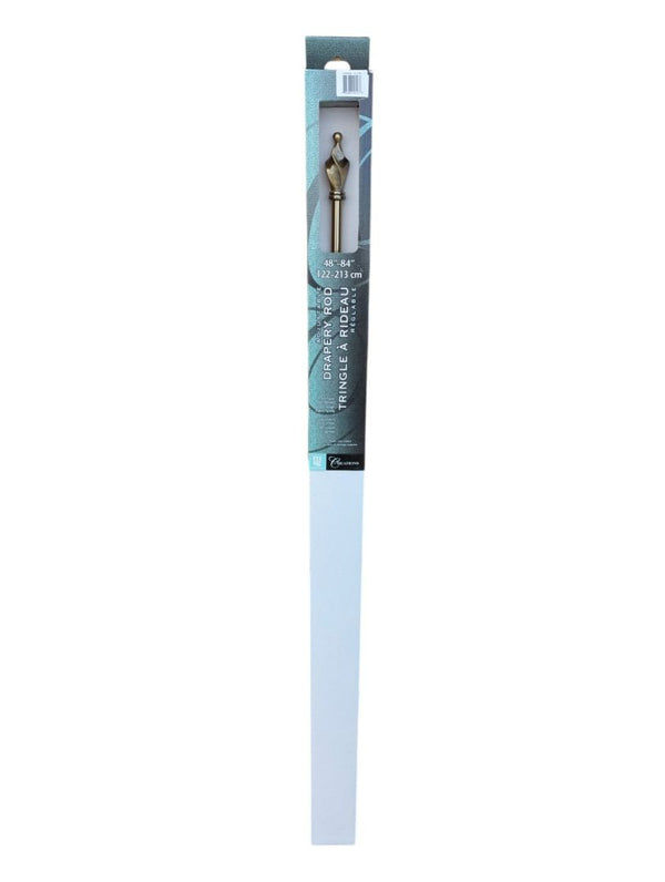 Creations Adjustable Drapery Rod – 66" to 120"