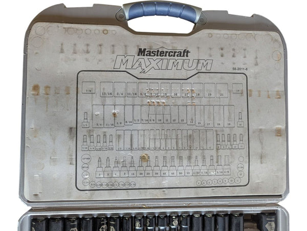 Mastercraft Maximum Socket & Mechanic's Tool Set with Carrying Case