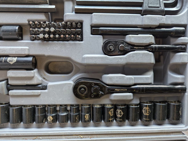 Mastercraft Maximum Socket & Mechanic's Tool Set with Carrying Case
