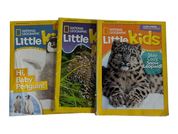 National Geographic Little Kids Magazines – Set of 3