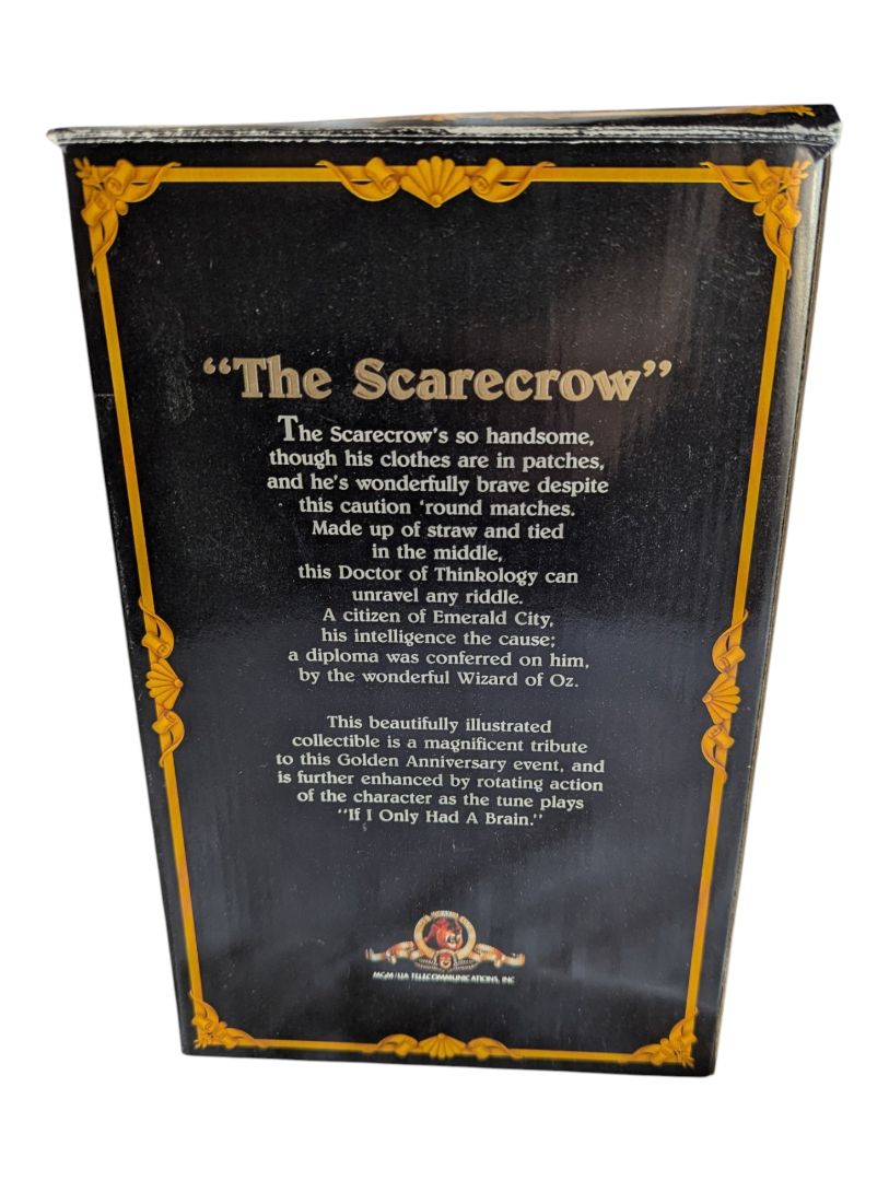 Enesco The Wizard of Oz Scarecrow Musical Jack-in-the-Box – 50th Anniversary Collection