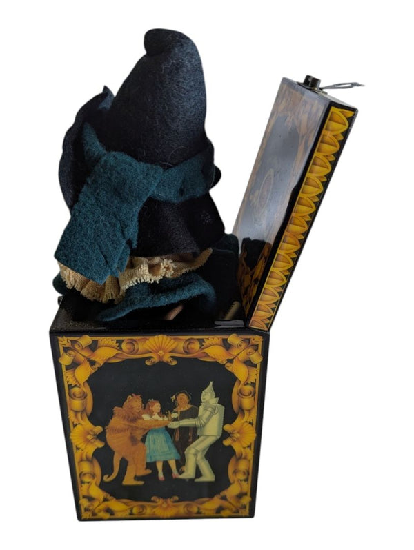 Enesco The Wizard of Oz Scarecrow Musical Jack-in-the-Box – 50th Anniversary Collection